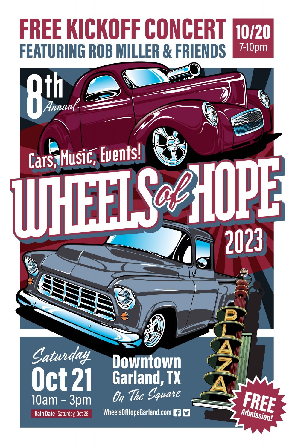 Wheels of Hope Car Show Garland, Texas
